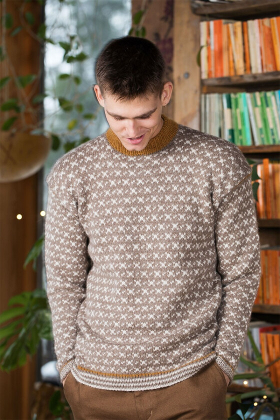 Brun Norve islandsgenser - DSA 99-01