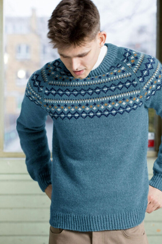 Lys denimblå Oder genser - DLG 255-3437