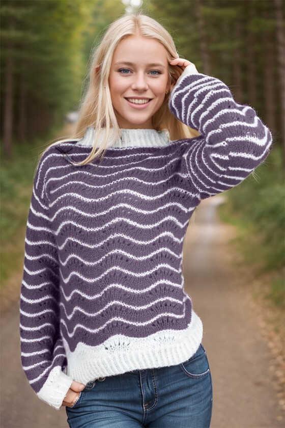 Lilla Seaside sweater - Strikkia 2024-069-369
