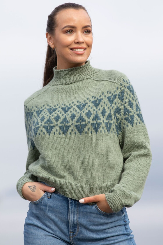 Eir kort strikkegenser Mie Cappelen - Viking 2114-07B