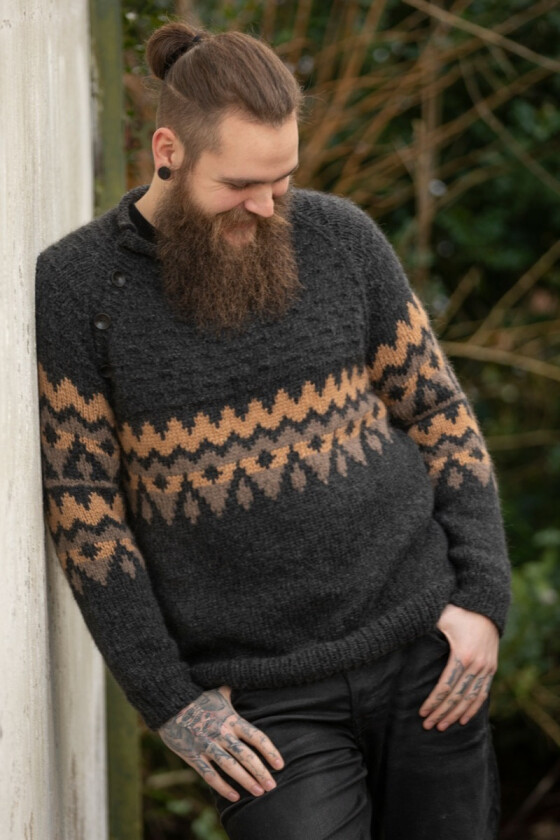 Give genser alpakkaull til herre - Viking 2107-03
