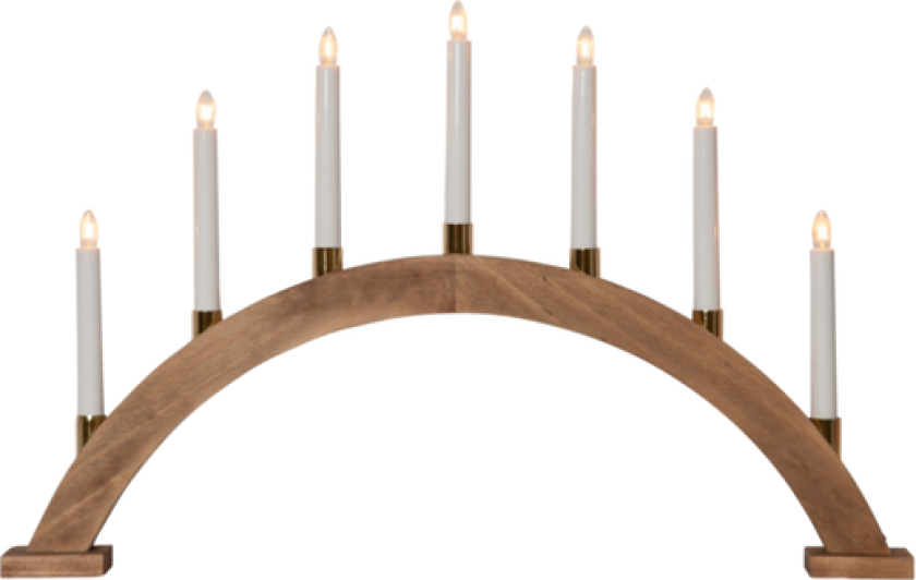 Lysestake Gillian 40 cm Brun