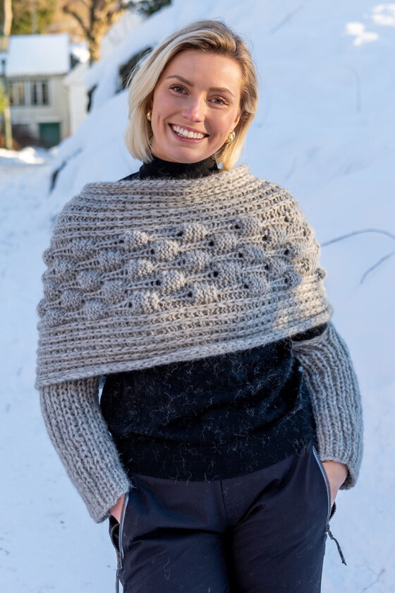 Bubble sweaterscarf - Strikkia 2025-005-313