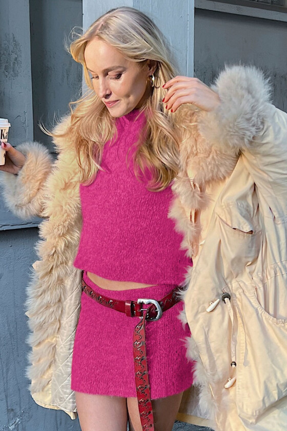 Pink Rubina skjørt i rosa farge - ØK 04-02S
