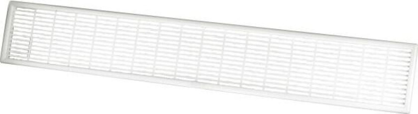 112.0252.925 Ventilasjonsrist hvit, for ventilator 51x8 cm