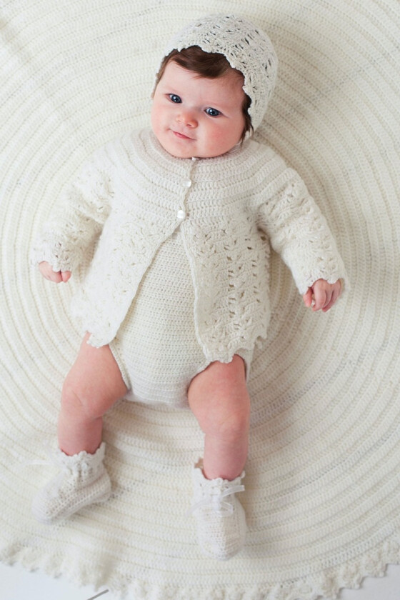Fanny heklet babysett - DG 276-11