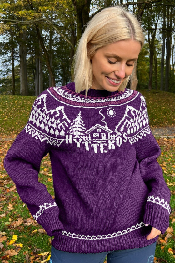 Mørk lilla Hyttekosgenser - DLG 22-009-569A