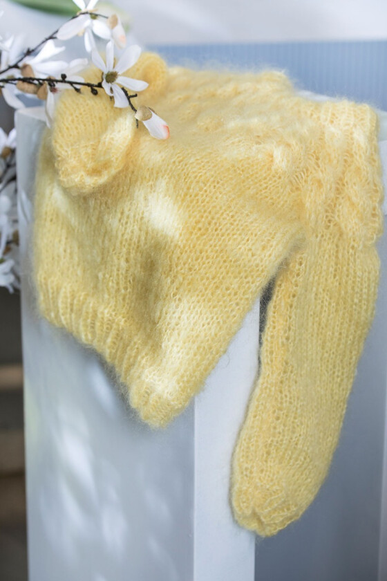 Gul Jackie genser til barn - Belfilato 23-003-47901