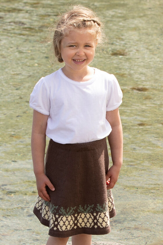 Pinnie skjørt til jente - Viking 1918-03C