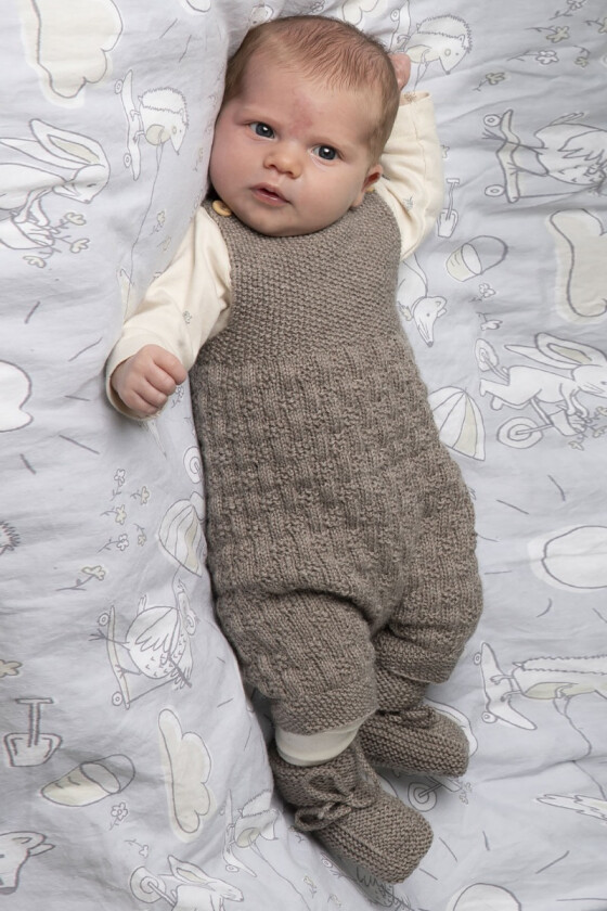 April strikket bukse til baby - Viking 2028-7