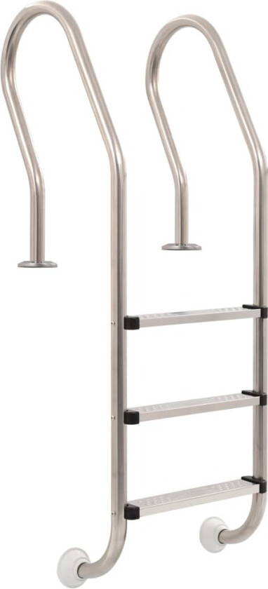 Bassengstige 3 trinn rustfritt stål 304 120 cm