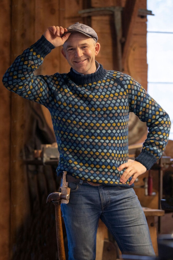Erik Alfred fra TV / Farmen sin Oppfinner genser - Viking 2010-1 Mørk petrol