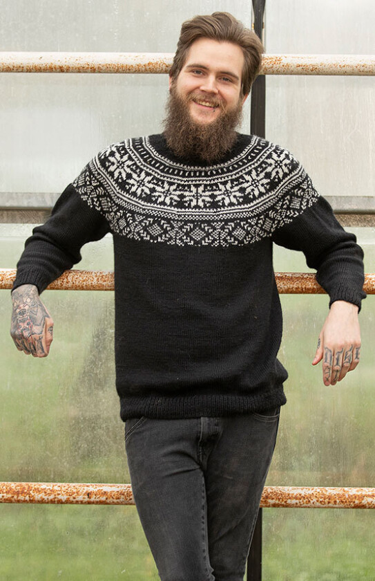 Frost genser fra Viking 1823-3 svart