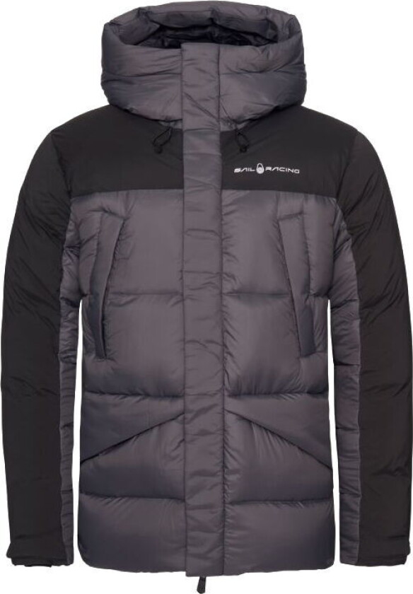 Men's Cloud Down Parka S, DK Grey Solid