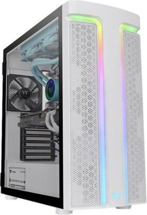 H Series H590 TG ARGB - Kabinett - Tower - Hvit