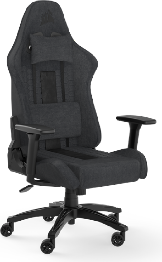 TC100 Relaxed Fabric Gamingstol - Grå - Stoff - Opptil 120 kg