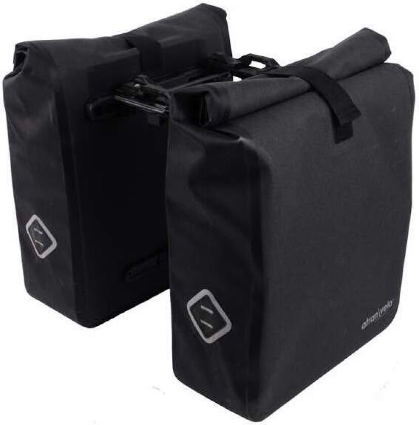 Atran velo Travel Side panniers AVS, vanntett sykkelveskesett BLACK