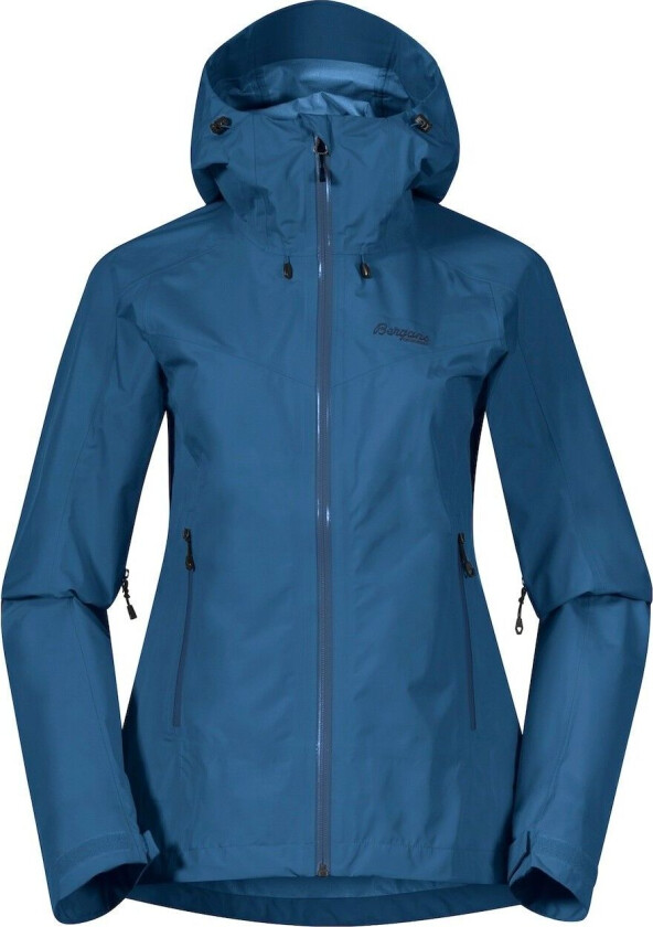 Bergans Of Norway Skar Light 3l Shell Jacket Dame North Sea Blue XS