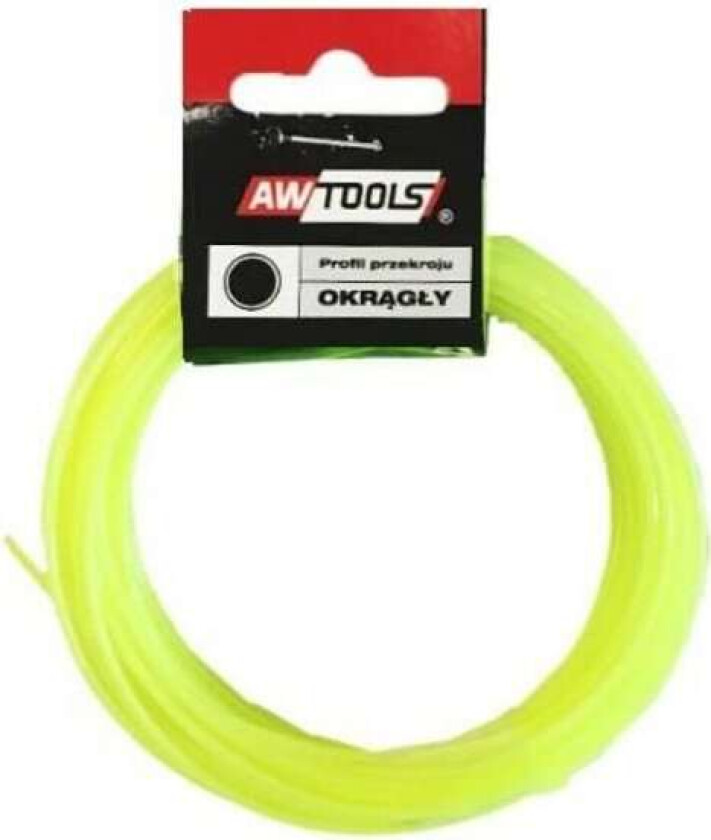 AWTools Rund skjærelinje 2,7 mm x 10 m (AW70108)