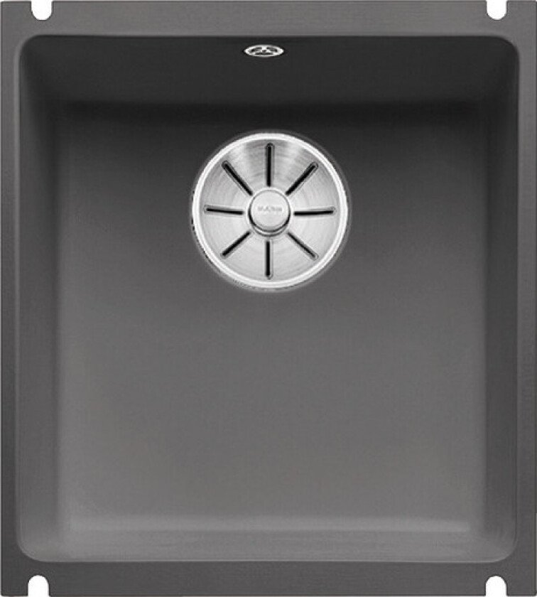 Subline 375-U kjøkkenvask, 40,4x45,6 cm, grå