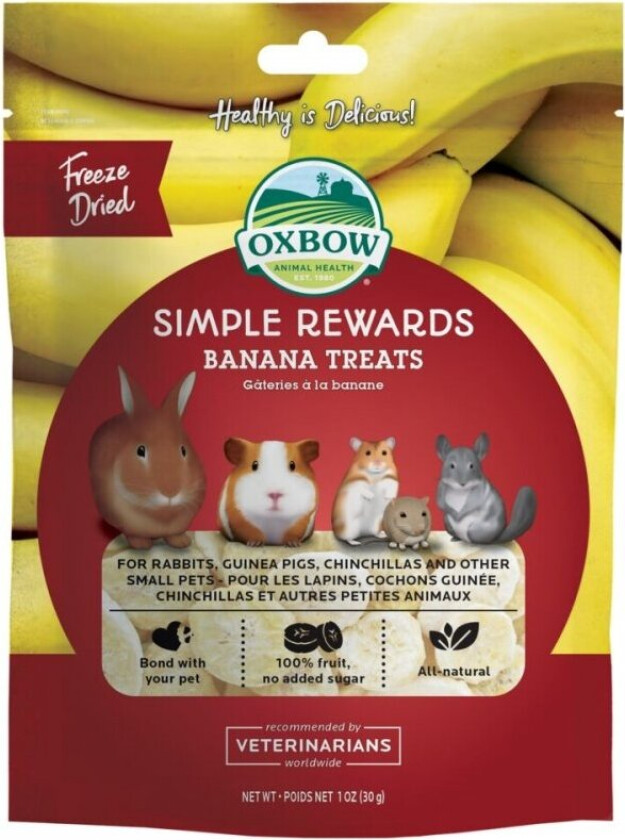 Bilde av Simple Rewards Banana Treats 30 g