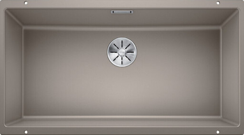 Subline 800-U kjøkkenvask, 83x46 cm, brun