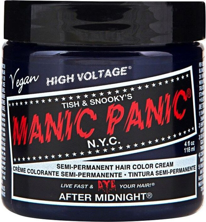 Semi-Permanent Hair Color Cream After Midnight