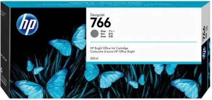 Hp Blekk Grå No.766 300ml - Dj 3600/3600dr