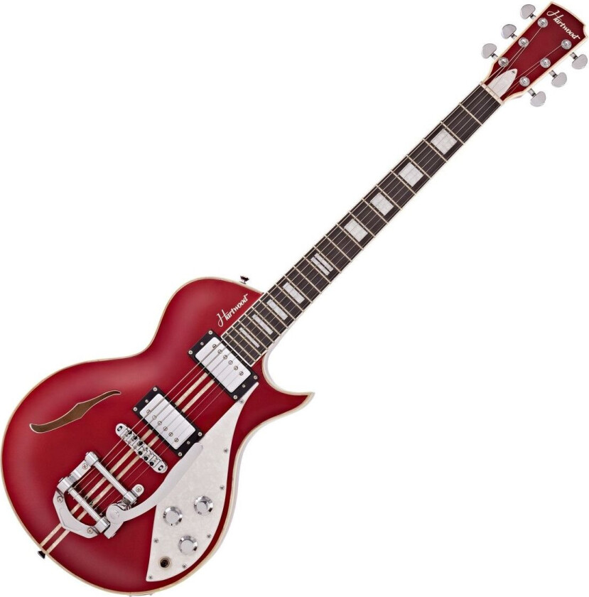 Speedway Vibrato Electric Guitar Lipstick Red