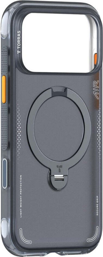 iPhone 18 Pro / 17 Pro TORRAS Ostand Q3 Air Deksel - MagSafe Kompatibel - Svart