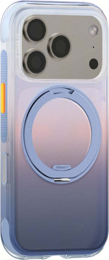iPhone 18 Pro Max / 17 Pro Max TORRAS O3 Air Gradient Deksel - MagSafe Kompatibel - Lilla / Blå