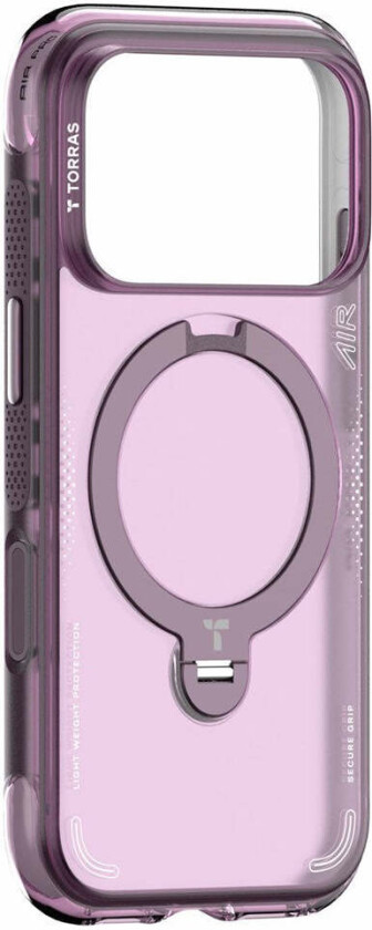 iPhone 18 Pro Max / 17 Pro Max TORRAS Ostand Q3 Air Deksel - MagSafe Kompatibel - Lilla