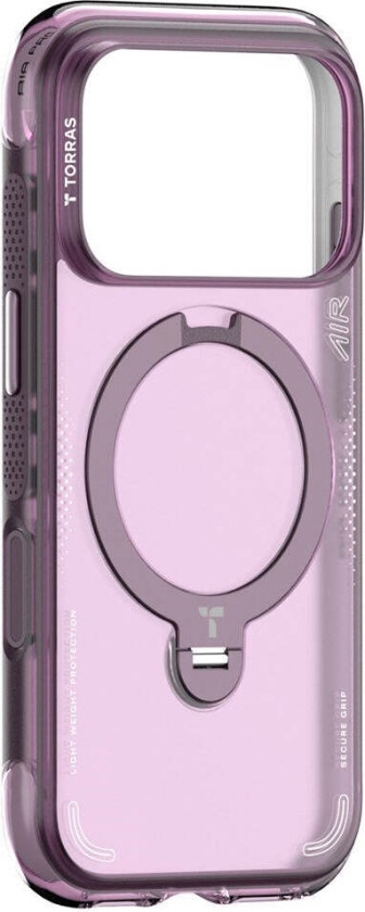 iPhone 18 Pro / 17 Pro TORRAS Ostand Q3 Air Deksel - MagSafe Kompatibel - Lilla