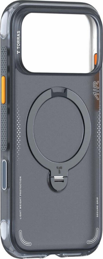 iPhone 18 Pro Max / 17 Pro Max TORRAS Ostand Q3 Air Deksel - MagSafe Kompatibel - Svart