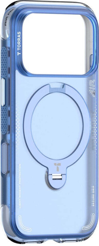 iPhone 18 Pro / 17 Pro TORRAS Ostand Q3 Air Deksel - MagSafe Kompatibel - Blå