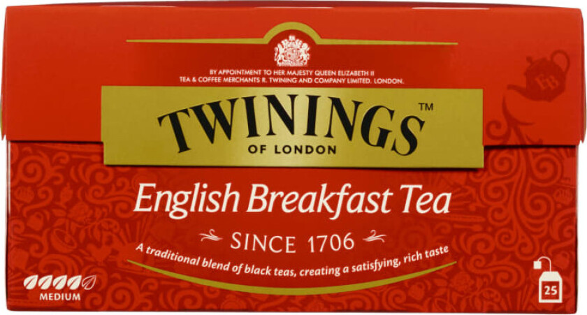 Twinings English Breakfast 25 poser