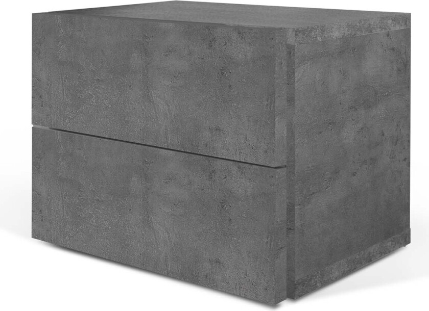 TEMAHOME Aurora Nattbord - Grå betong-finish, 60 cm