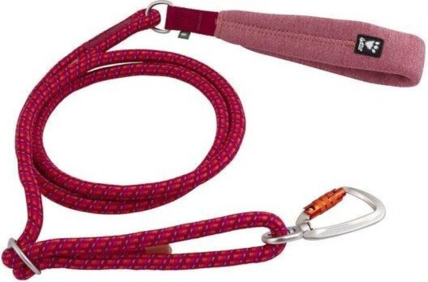 Adjustable Rope Leash Eco Kobbel– Beetroot (120-180 cm x 6 mm)