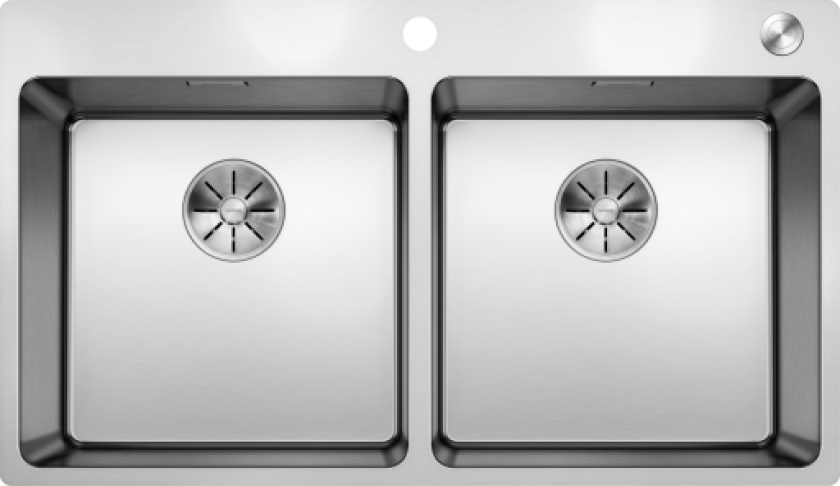 Andano 400/400-IF/A MXI kjøkkenvask, 86,5x50cm, rustfrit stål