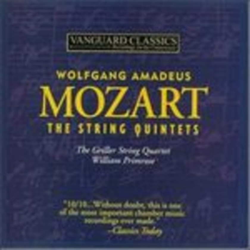 William Primrose Complete String Quintets, The (Griller String Quartet) CD