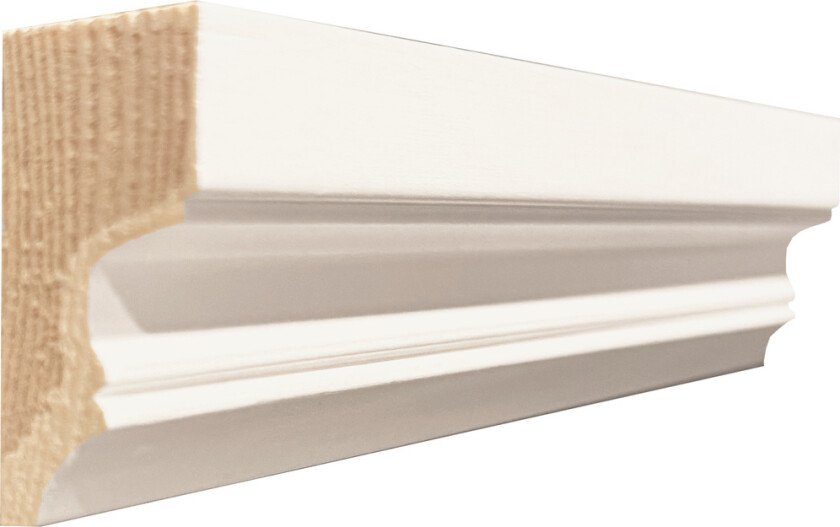 Taklist furu profil CW348 15x58 mm ubehandlet