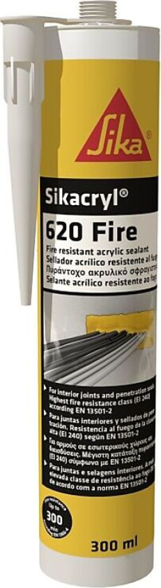 Bilde av Brannfugemasse Akryl 300ml Hvit