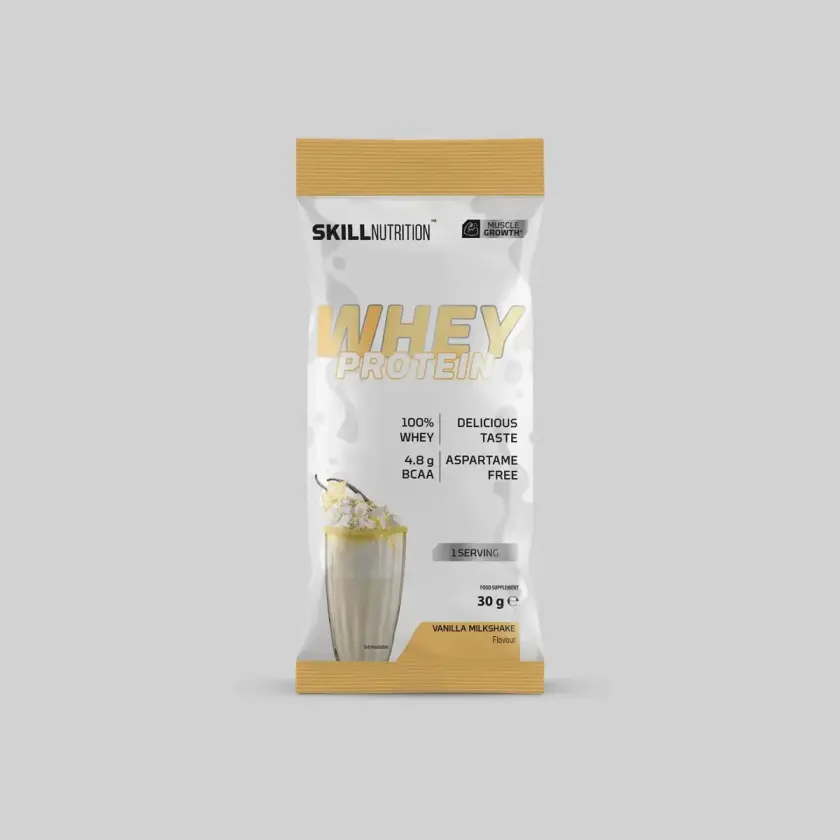 Bilde av Skill Nutrition | Whey Protein Powder | 30g porsjonspose - Vanilla Milkshake