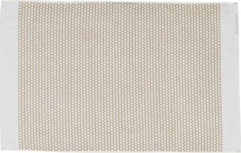 Bilde av Grid baderomsmatte 50 x 80 cm Sand-offwhite
