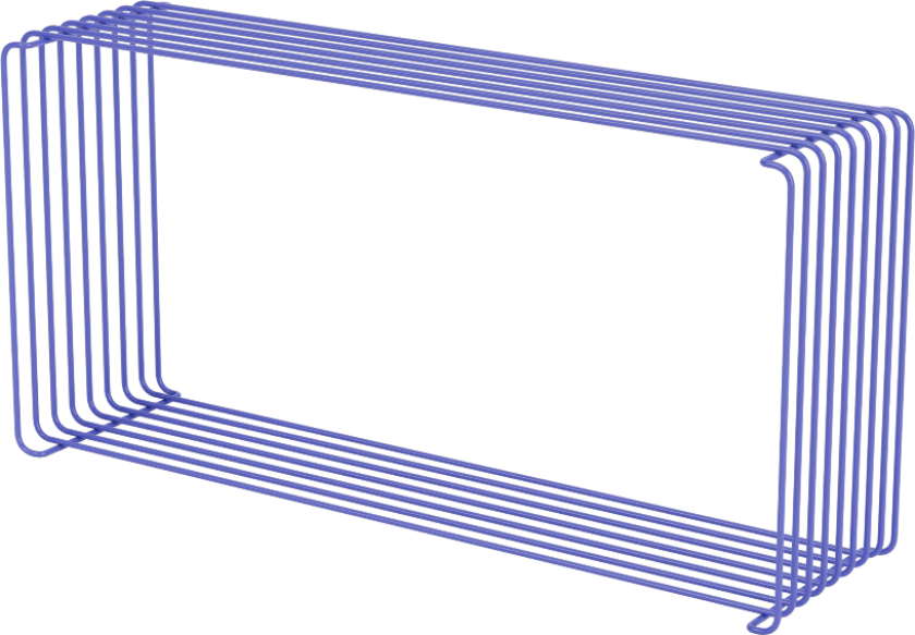 Panton Wire Extended hylle 34,8x70x20 cm Monarch