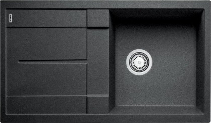 Metra 5S UX kjøkkenvask, 86x50 cm, antrasitt