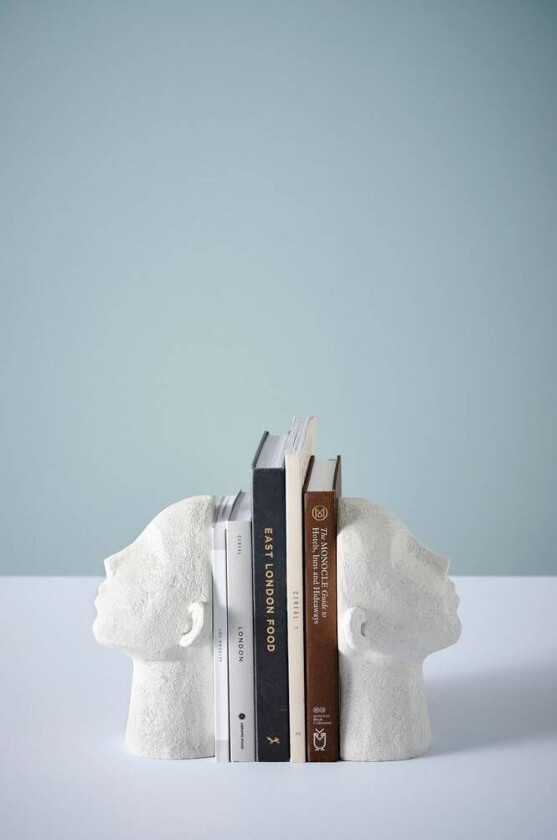 bokstøtte 2-pk Naturhvit