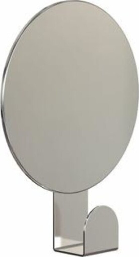 Unu sminkespeil, Ø12 cm, krom