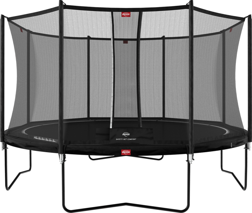 Berg Trampoline, Favorit Regular 430cm, Sort M/nett