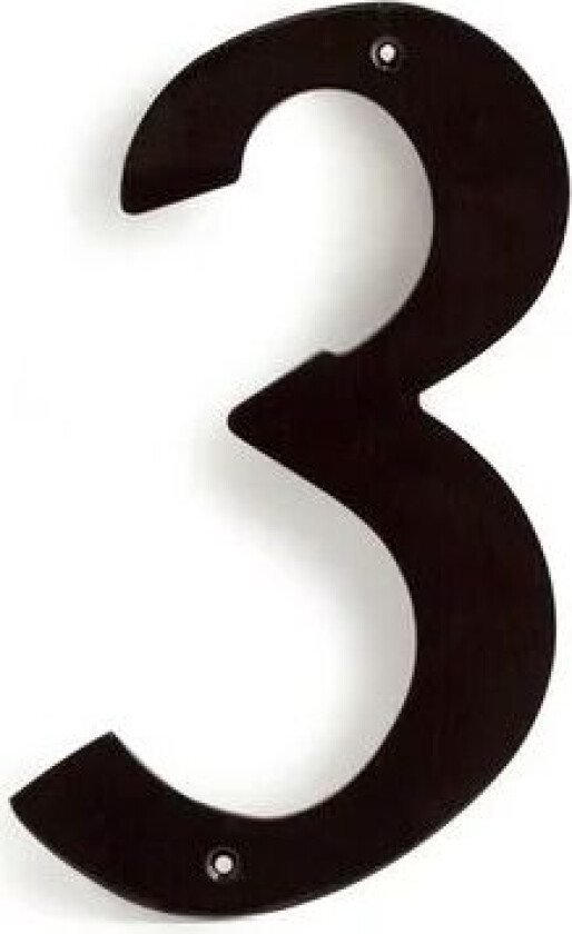 Husnummer 573-3 205 Mm Sort Forbrukerpakning